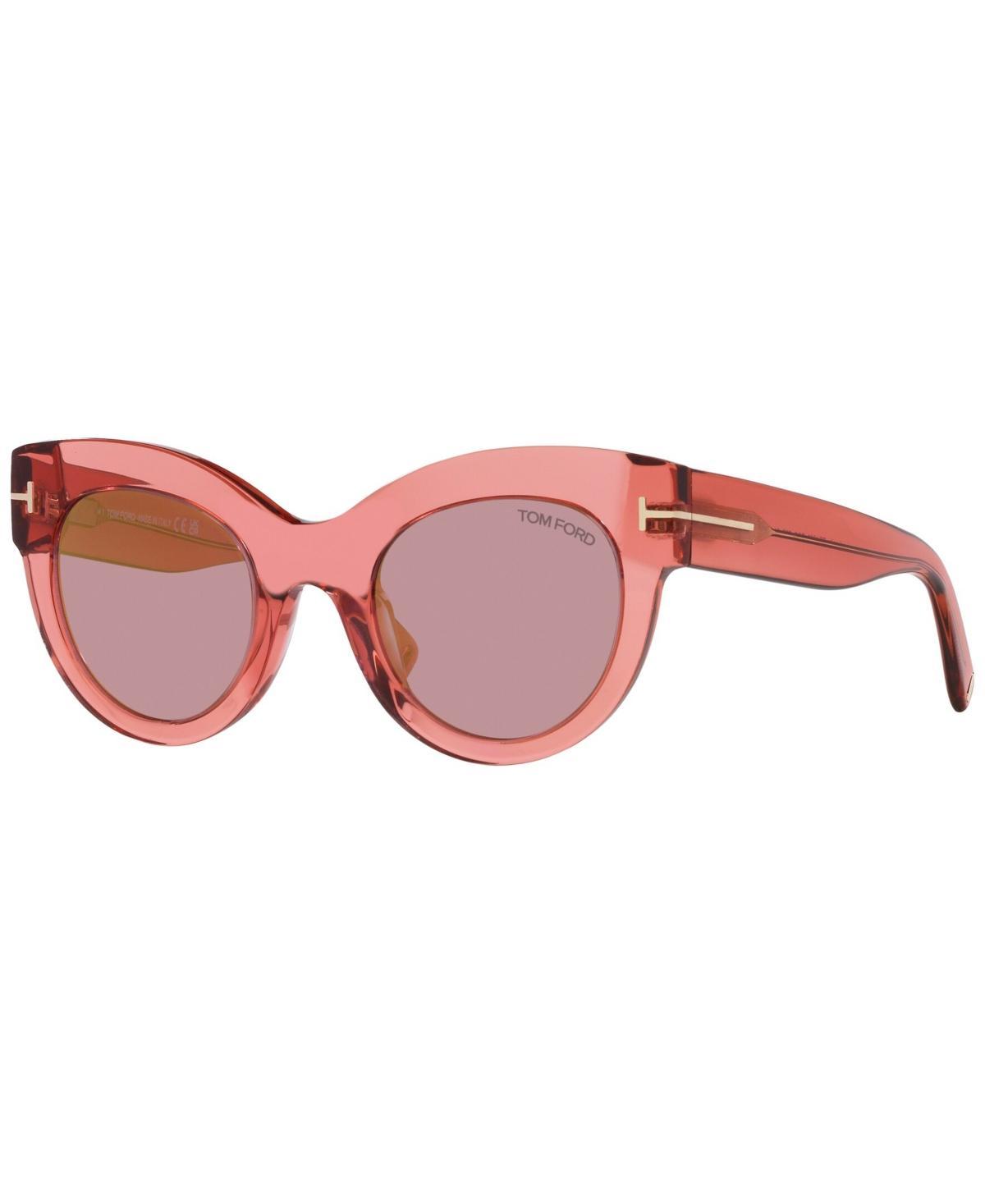 Tom Ford Womens Lucilla Sunglasses, Mirror Gradient TR001699 Product Image