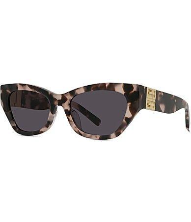 Givenchy Womens 4G Havana 55mm Cat Eye Sunglasses Product Image