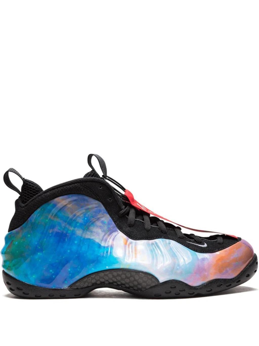 Air Foamposite One Alternate Galaxy Sneakers In Blue Product Image