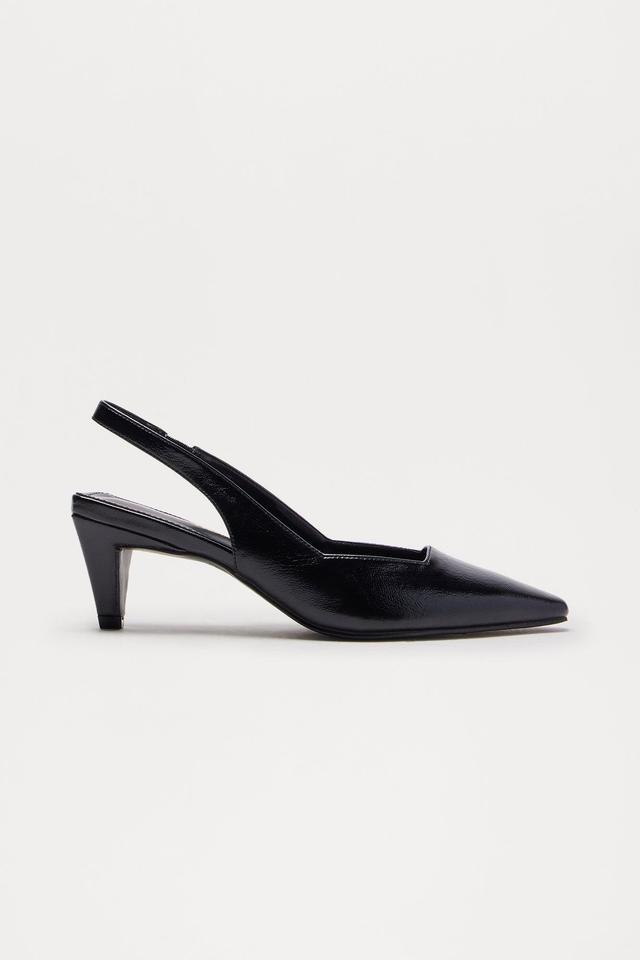 Kamari Slingback Pumps - Black Product Image