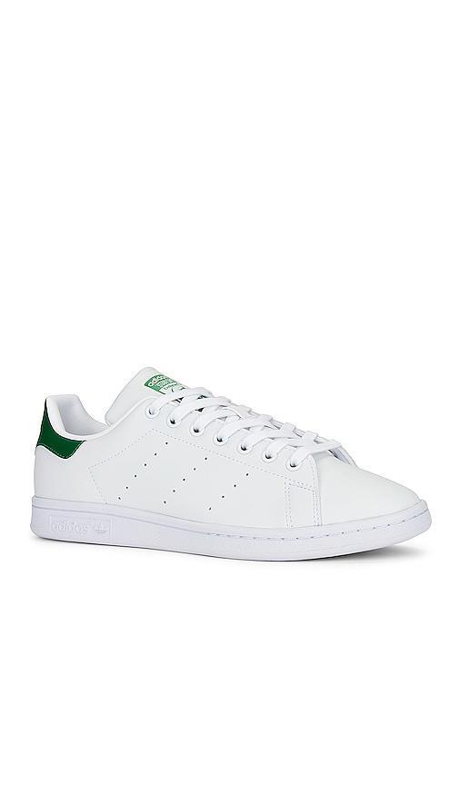 adidas Originals Stan Smith in White & Green - White. Size 9.5 (also in 12, 6, 8.5, Mens 9 / Womens 10, Mens 9.5 / Womens 10.5). Product Image