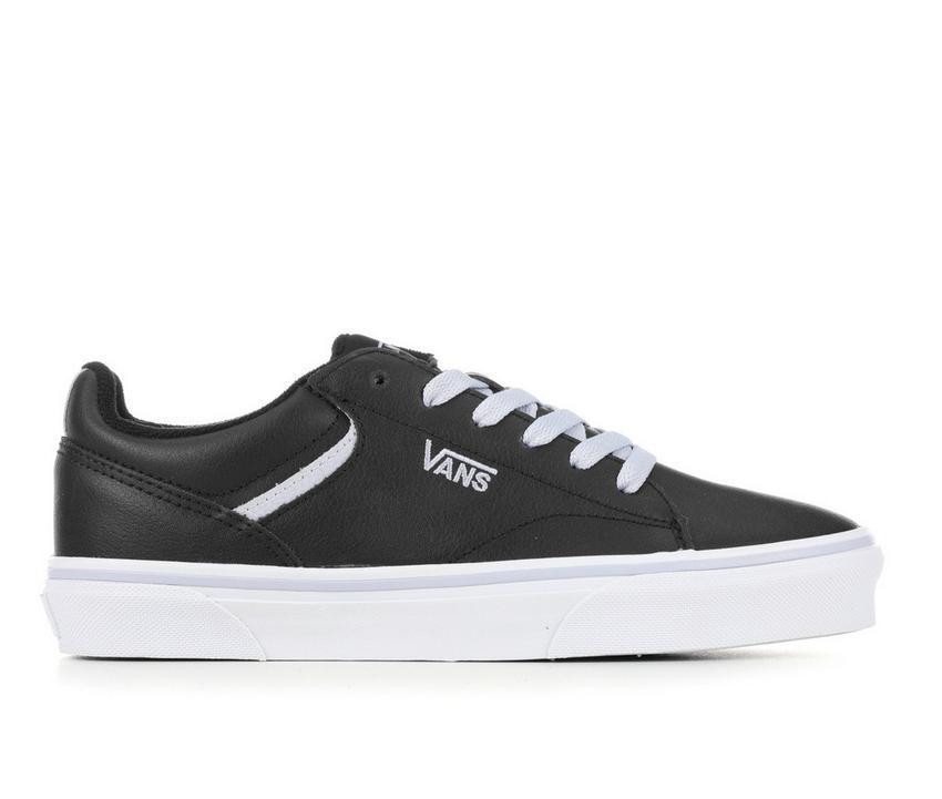 Women's Vans Seldan Leather Skate Shoes Product Image