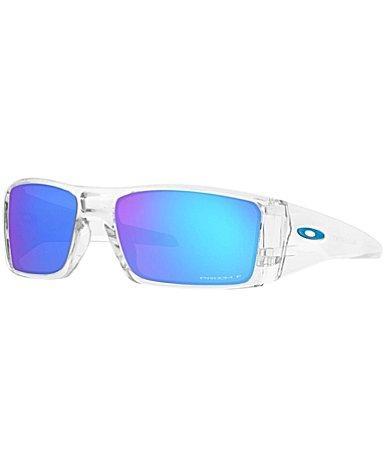 Oakley Mens Heliostat Clear Polarized Rectangle Sunglasses Product Image