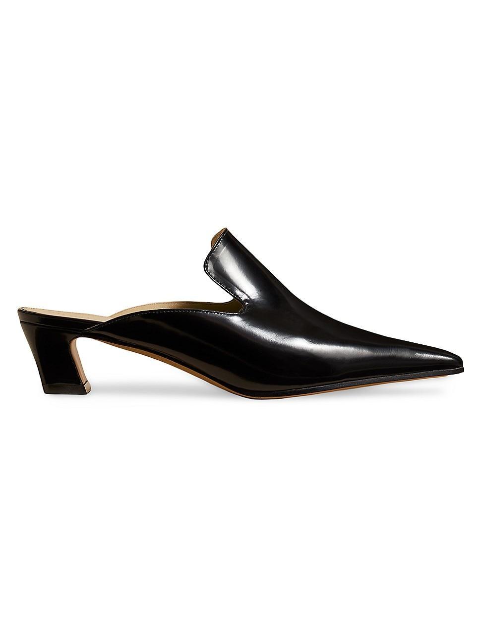 Womens Marfa 40MM Leather Mules Product Image