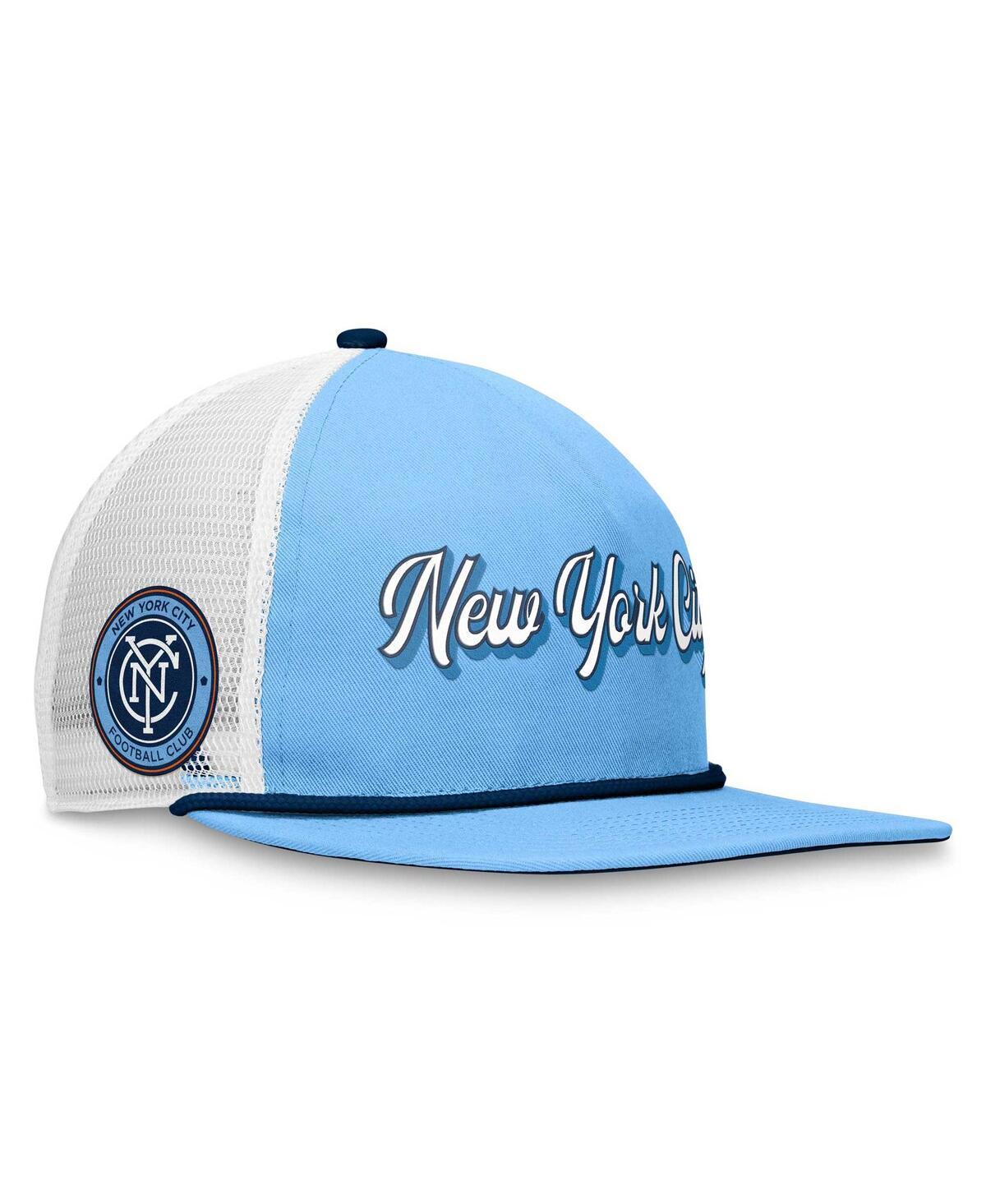 Mens Fanatics Branded /White New York City FC True Classic Golf Snapback Hat Product Image