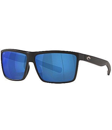 Costa Mens 6S9016 Rinconcito Mirrored 60mm Rectangle Polarized Sunglasses Product Image