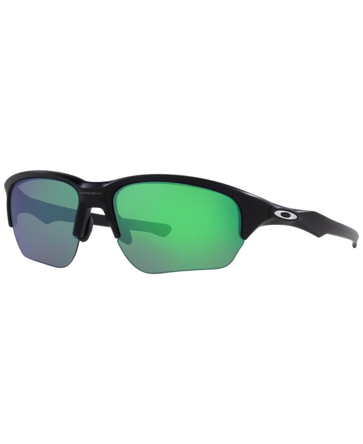 Oakley Unisex Rectangle Sunglasses, OO9363 64 Flak Beta - Polished Black Product Image