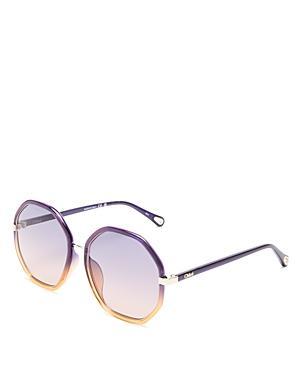 Womens 59MM Geometrical Sunglasses Product Image