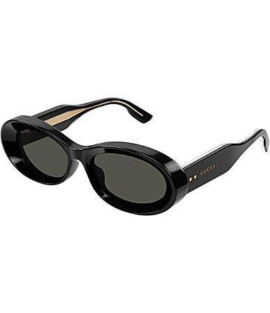 Womens Thickness 54MM Oval Sunglasses Product Image