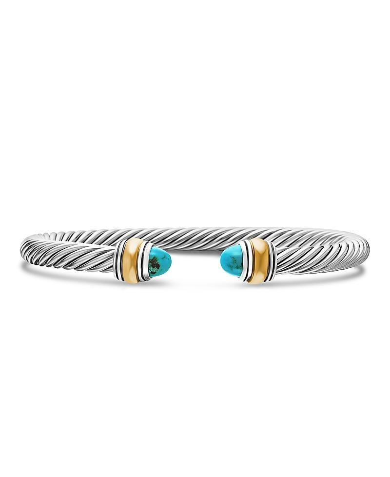 Womens Classic Cable Bracelet in Sterling Silver Product Image