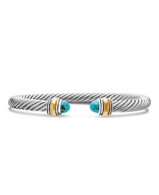 Womens Classic Cable Bracelet in Sterling Silver Product Image