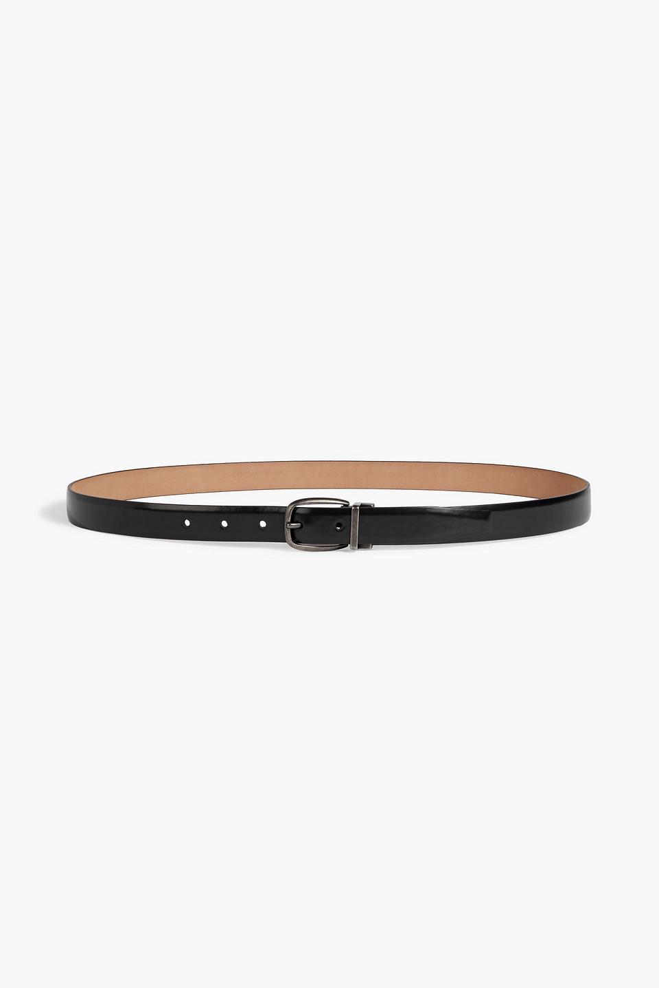 Leather Belt In Black Product Image