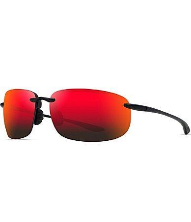 Maui Jim Mens Hookipa XL PolarizedPlus2 67mm Oval Sunglasses Product Image