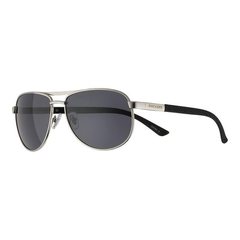 Mens Dockers Polarized Aviator Sunglasses Product Image