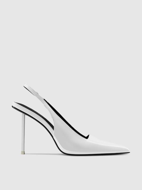 G63 Slingback - Patent White Product Image