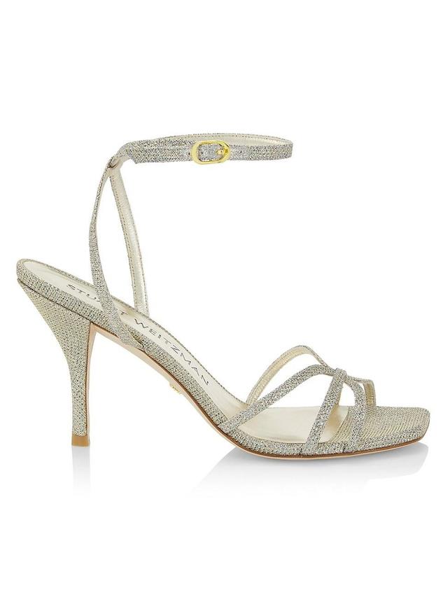 Womens Barely There Shimmering Strappy Sandals Product Image