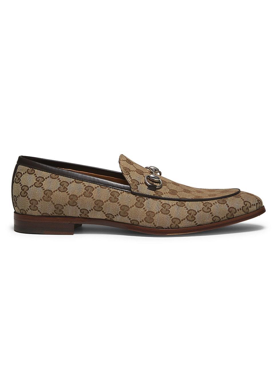 Mens Lido Next Horsebit GG Canvas Loafers Product Image