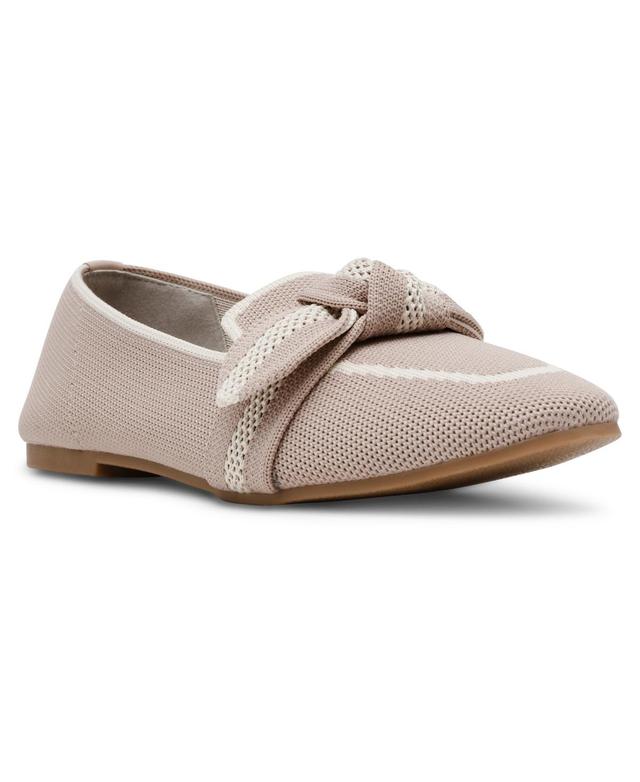 Anne Klein Womens Teryn Knit Knotted Bow Loafers Product Image