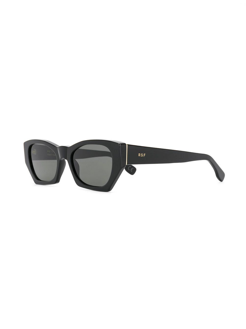 RETROSUPERFUTURE Square-frame Logo-detail Sunglasses In Black Faded Product Image