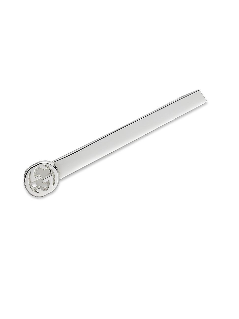 Mens Interlocking G Tie Bar Product Image