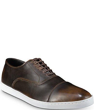 Allen-Edmonds Mens Park Leather Cap Toe Dress Sneakers Product Image