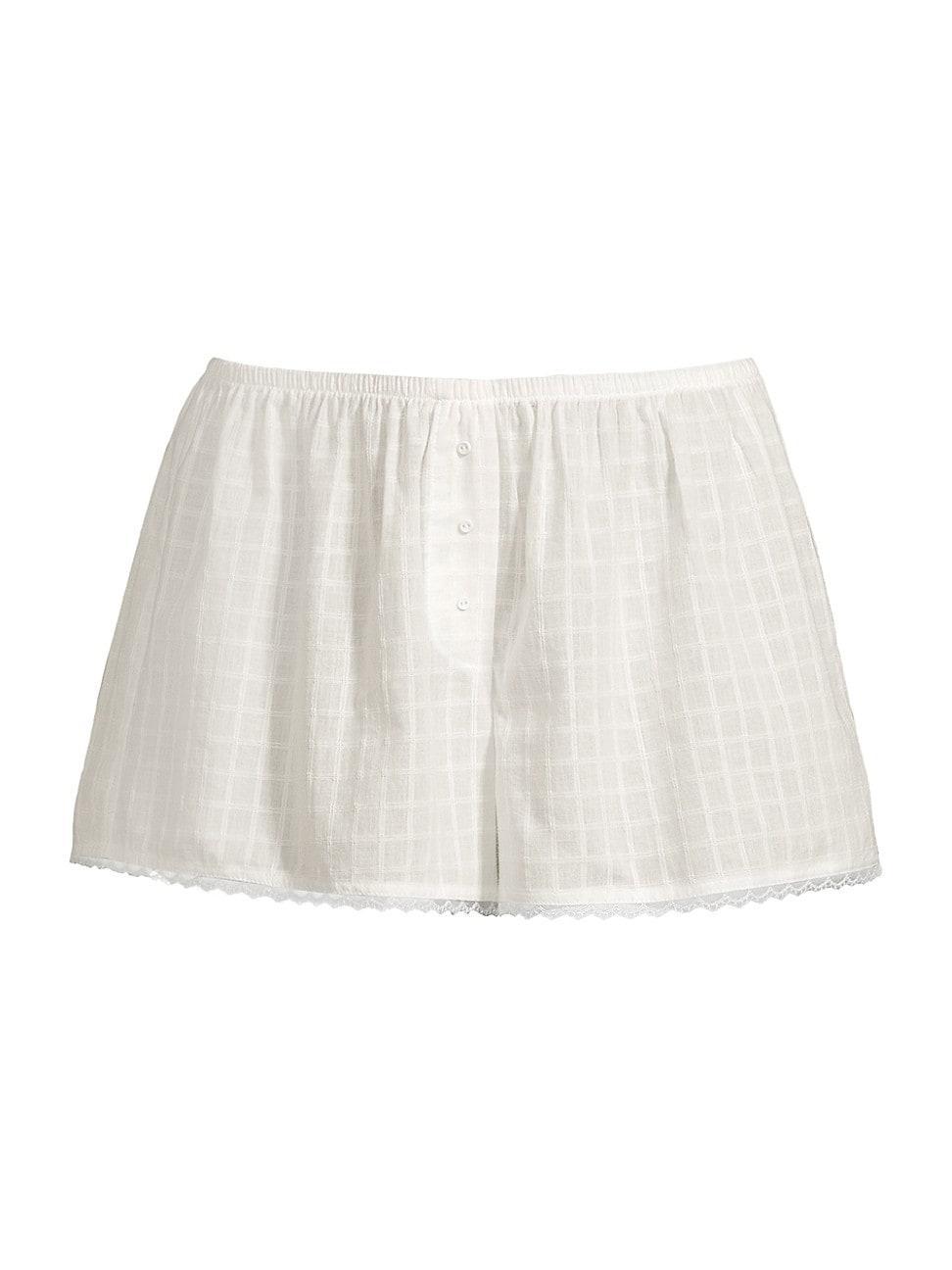 Womens Gigi Cotton Batiste Pajama Shorts Product Image