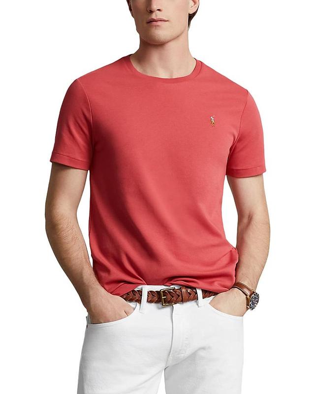 POLO RALPH LAUREN Men's Custom Slim Fit Soft Cotton T-shirt In White Product Image