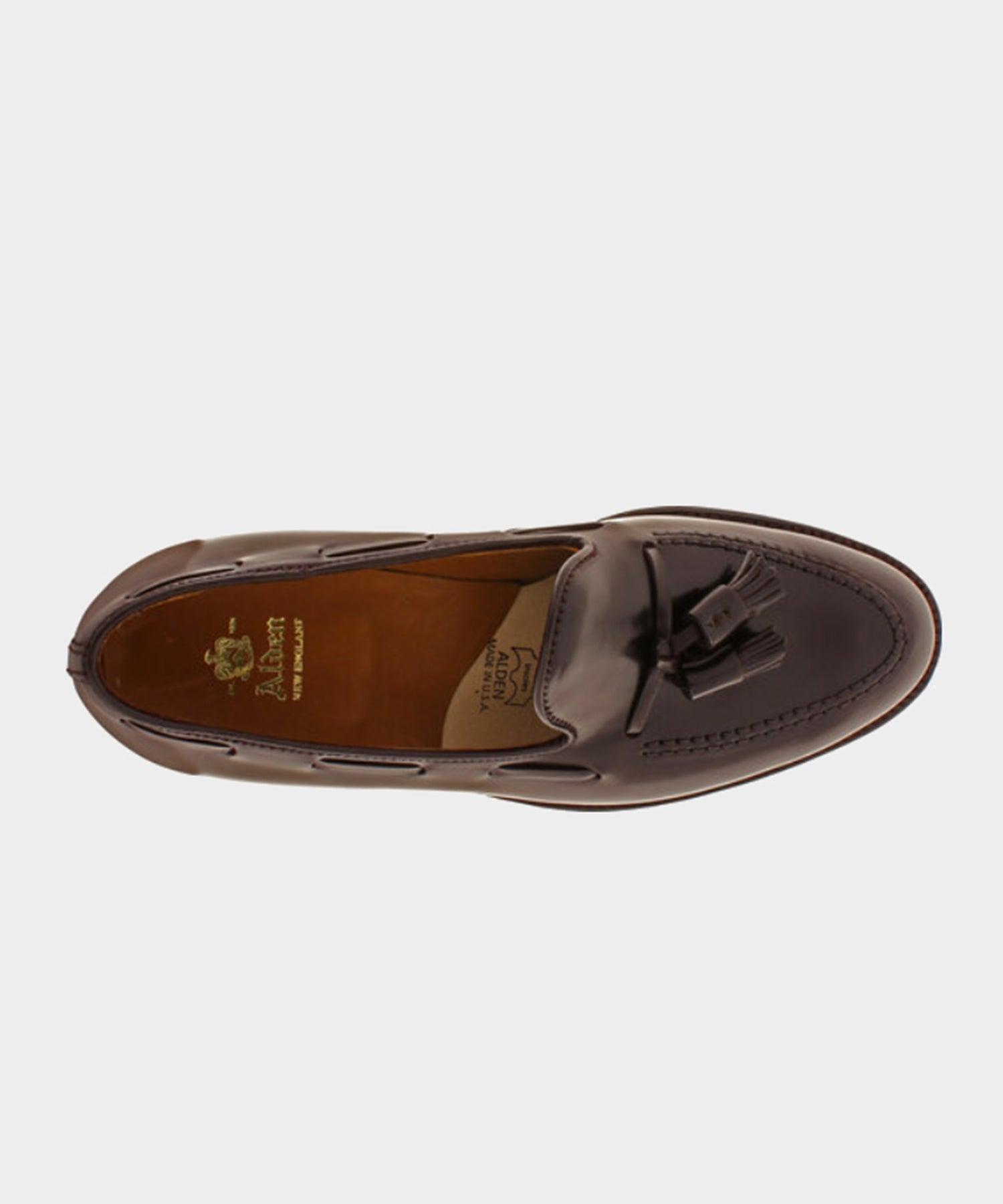 Alden Cordovan Tassel Loafer in Brown Product Image