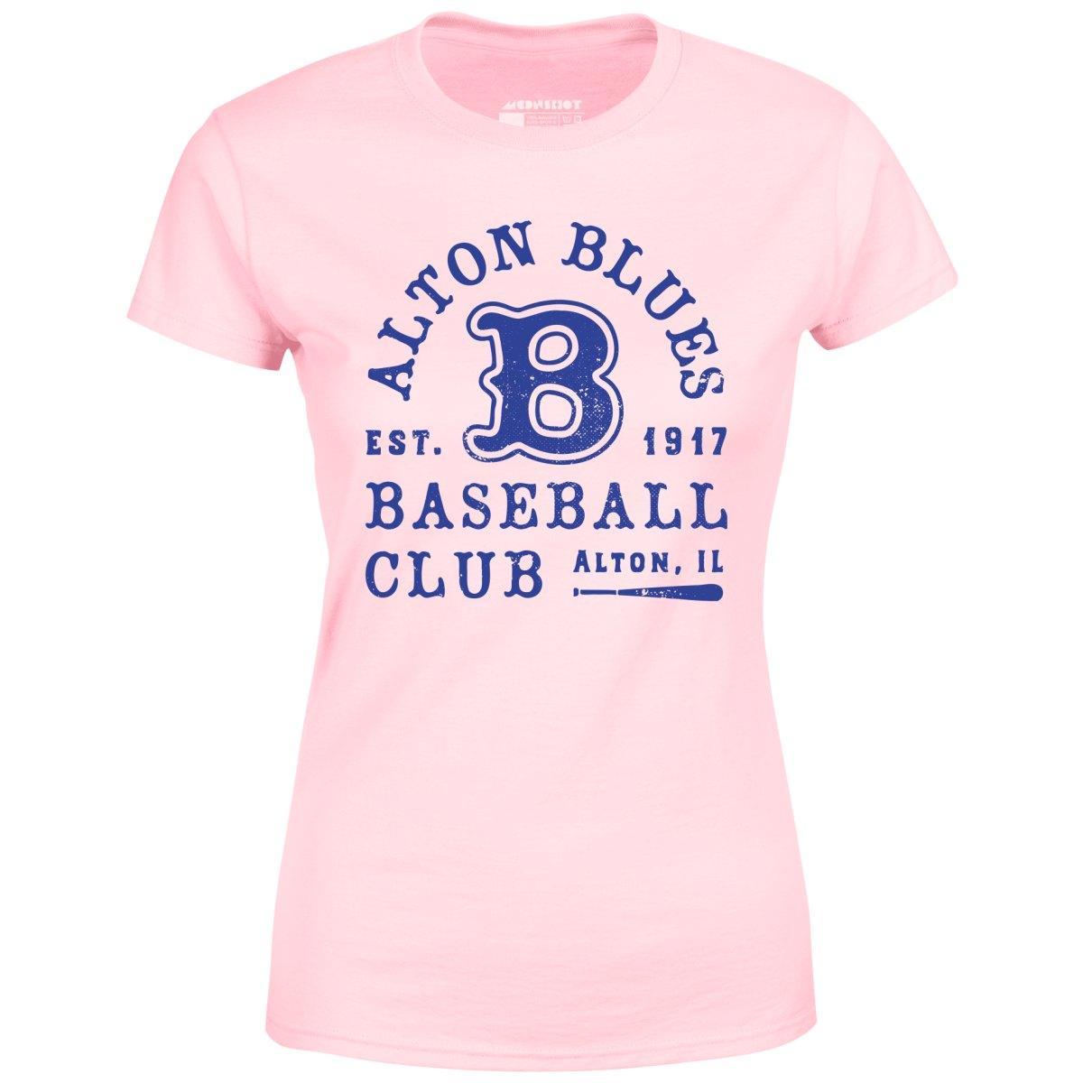 Alton Blues - Illinois - Vintage Defunct Baseball Teams - Women's T-Shirt Female Product Image