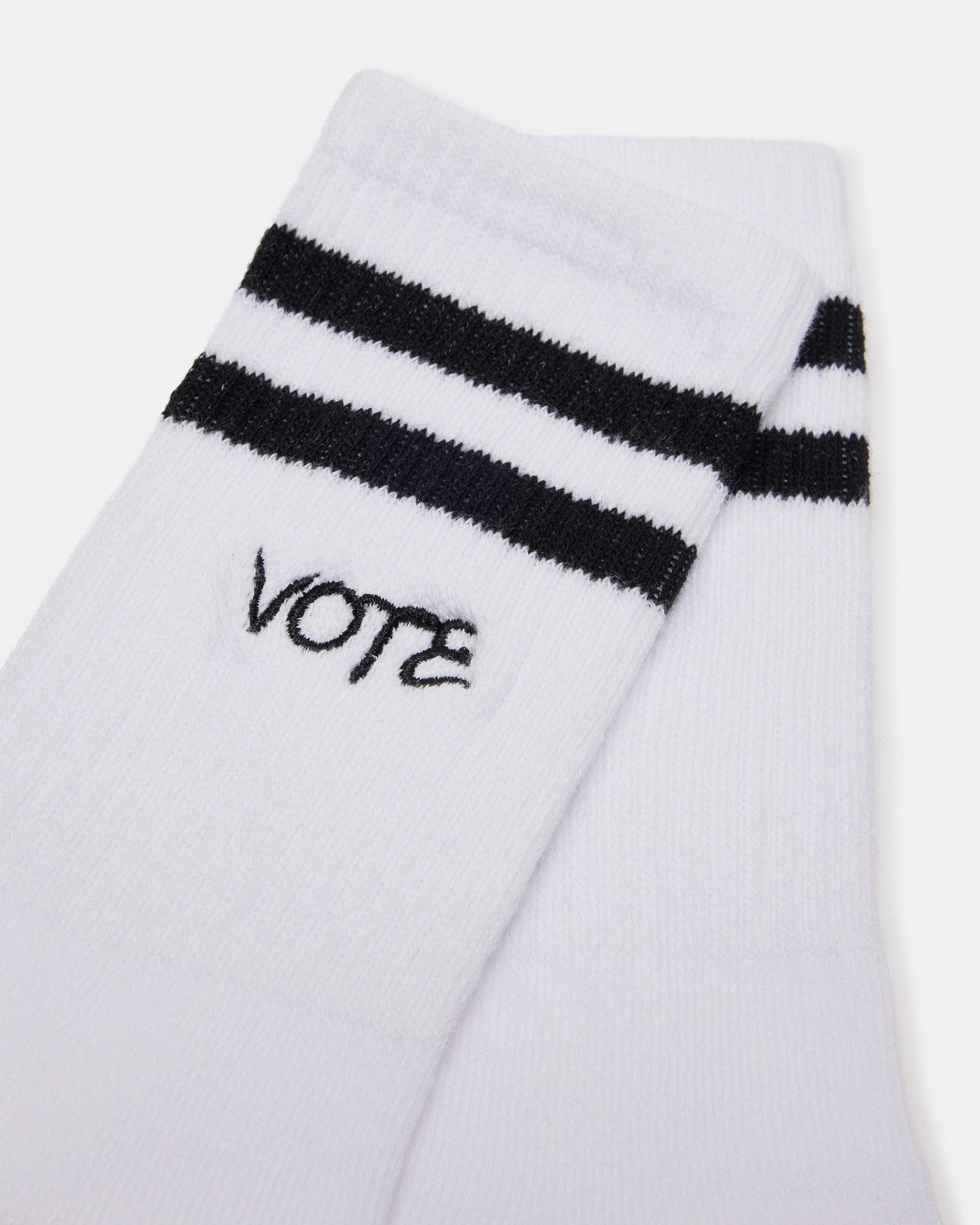 VOTE SOCKS WHITE Female Product Image