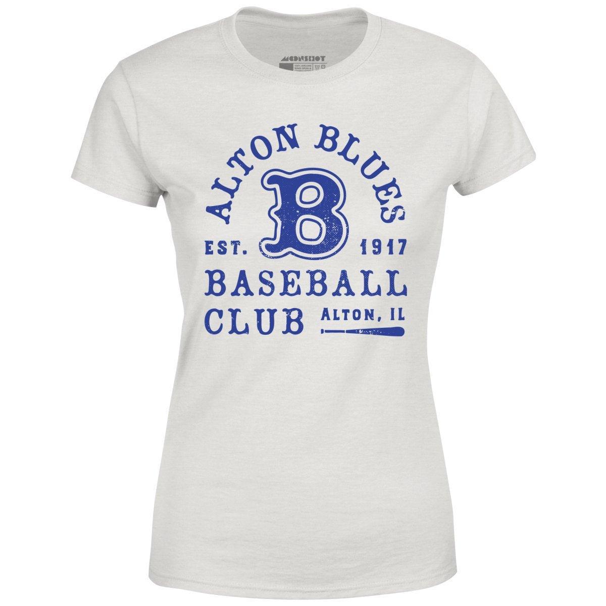 Alton Blues - Illinois - Vintage Defunct Baseball Teams - Women's T-Shirt Female Product Image