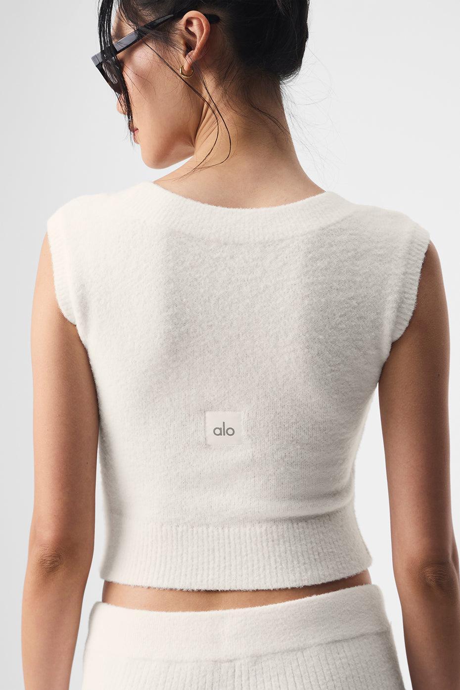 Snuggle Up Sweater Short Sleeve - Ivory Product Image