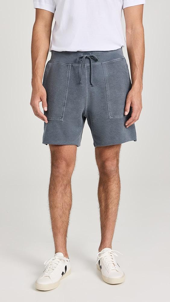 Save Khaki Twillback Terry Utility Sweat Shorts 6.75" | Shopbop product image