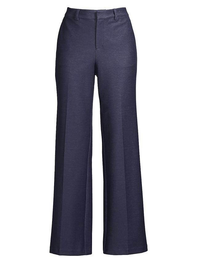 Womens Aluda Wide-Leg Tailored Pants Product Image