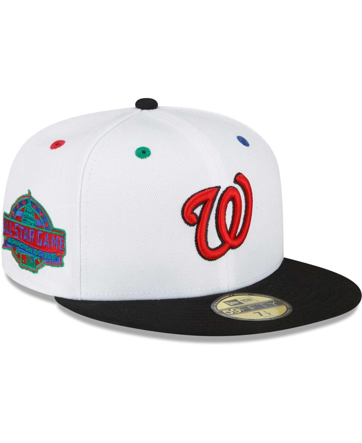 Mens New Era White Washington Nationals 2018 Mlb All-Star Game Primary Eye 59Fifty Fitted Hat - White Product Image