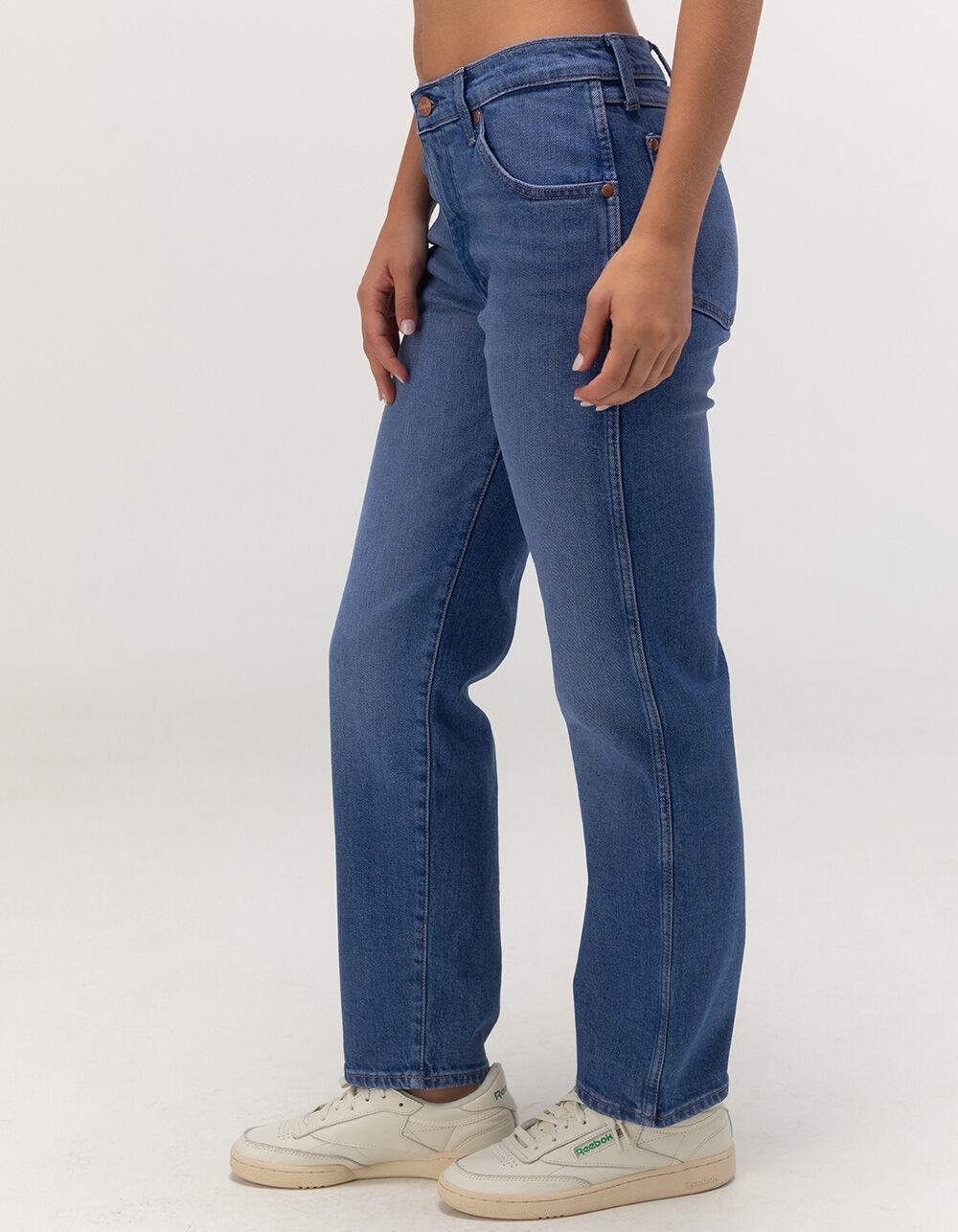 WRANGLER Sunset Mid Rise Straight Womens Jeans Product Image