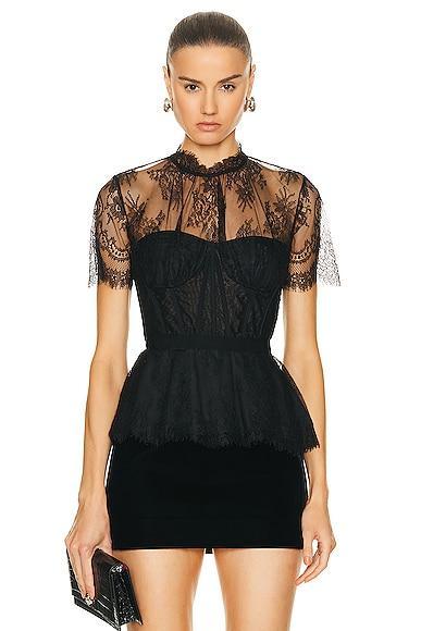 SIMKHAI Lace Bustier Top Product Image