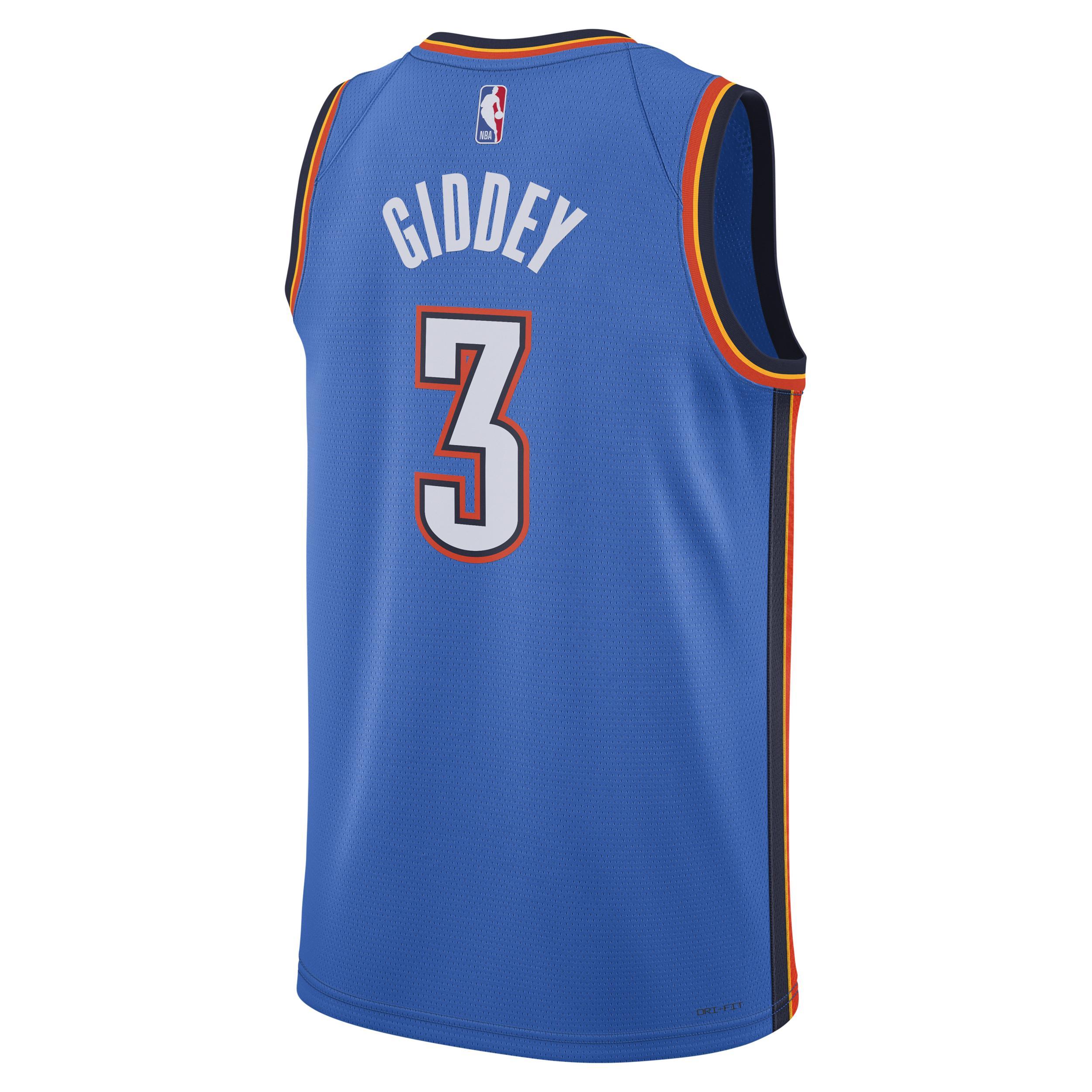 Oklahoma City Thunder Icon Edition 2022/23 Nike Men's Dri-FIT NBA Swingman Jersey Product Image