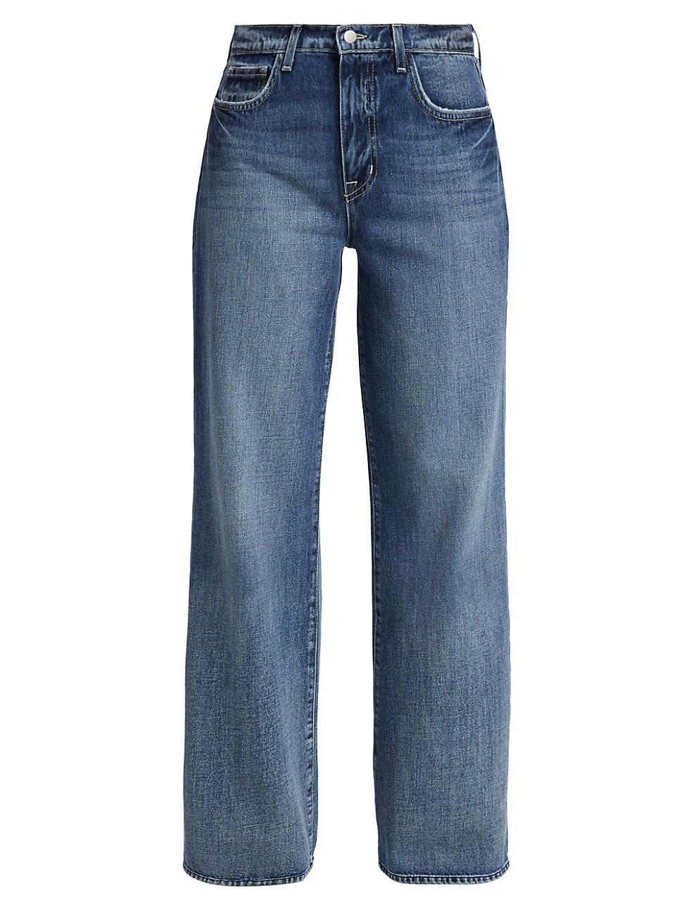 Womens Alicent Wide-Leg Jeans Product Image