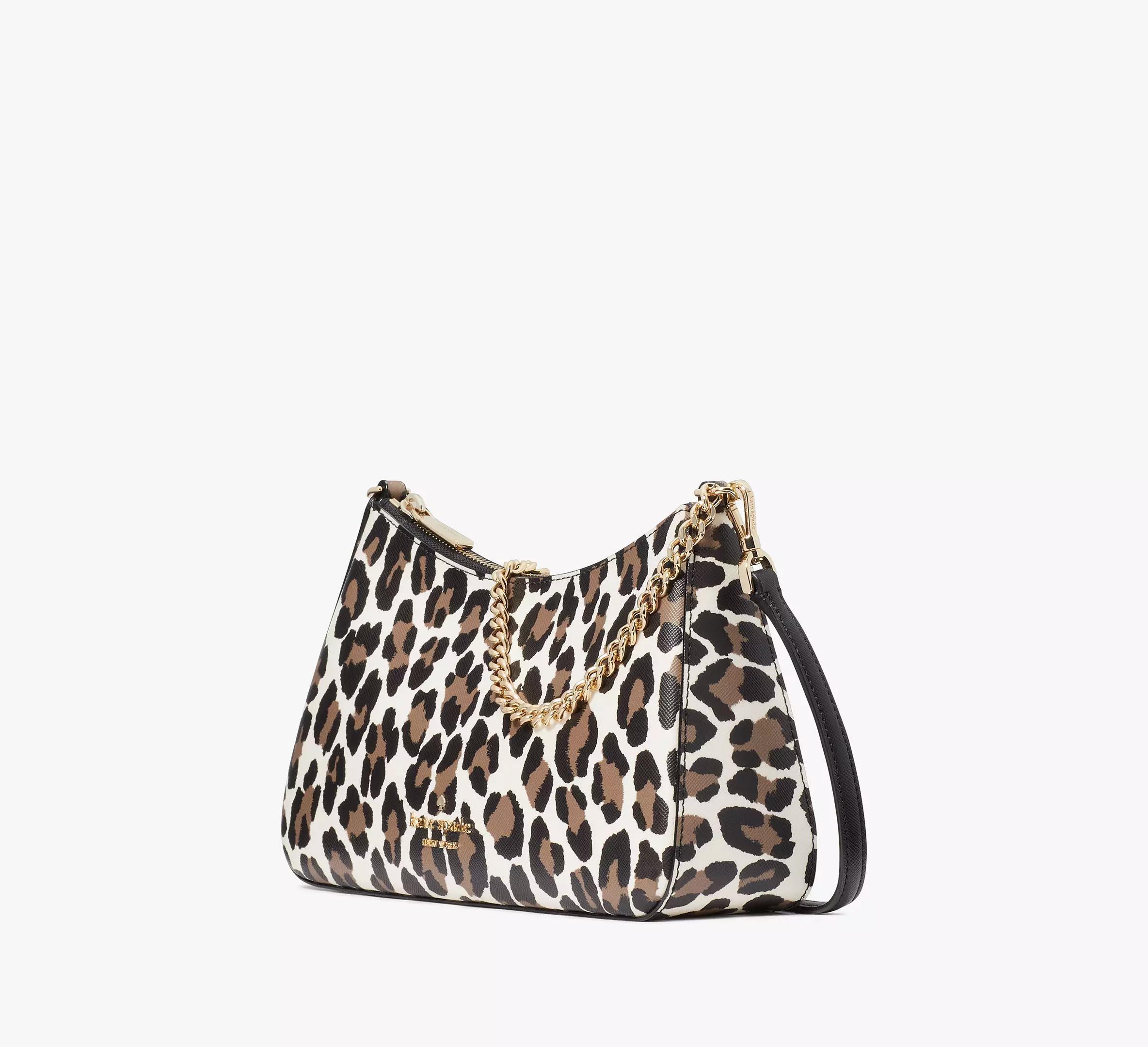 Madison Spotted Leopard Medium Convertible Crossbody Product Image