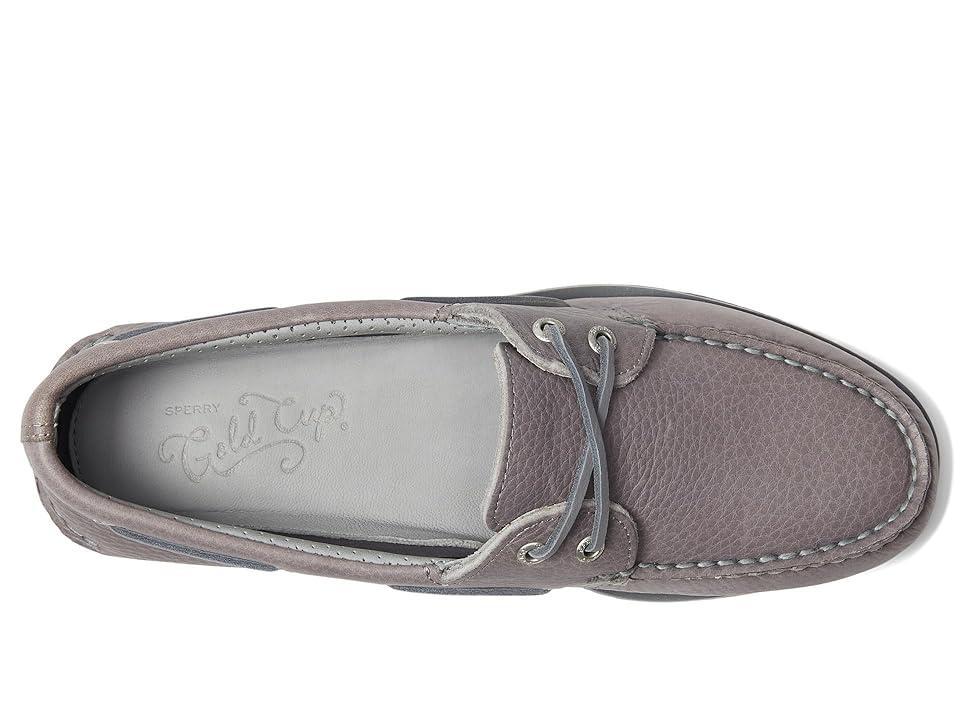 Sperry Gold A/O 2-Eye Tumbled (Grey) Men's Shoes Product Image