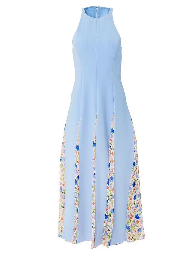 Floral Godet Midi Dress Product Image