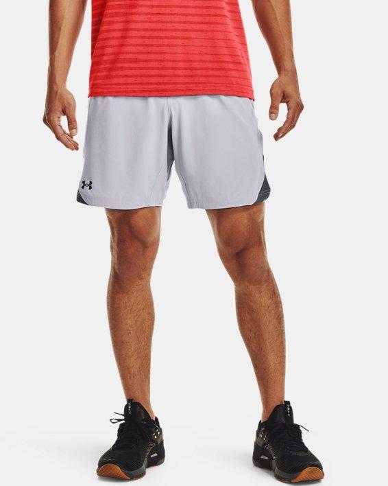 Under Armour Mens Under Armour Elevated Woven 2.0 Shorts - Mens Pitch Gray/Pitch Gray/Mod Gray Product Image