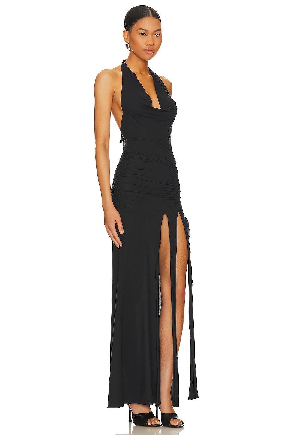 JLo Mesh Halter Gown Indah Product Image