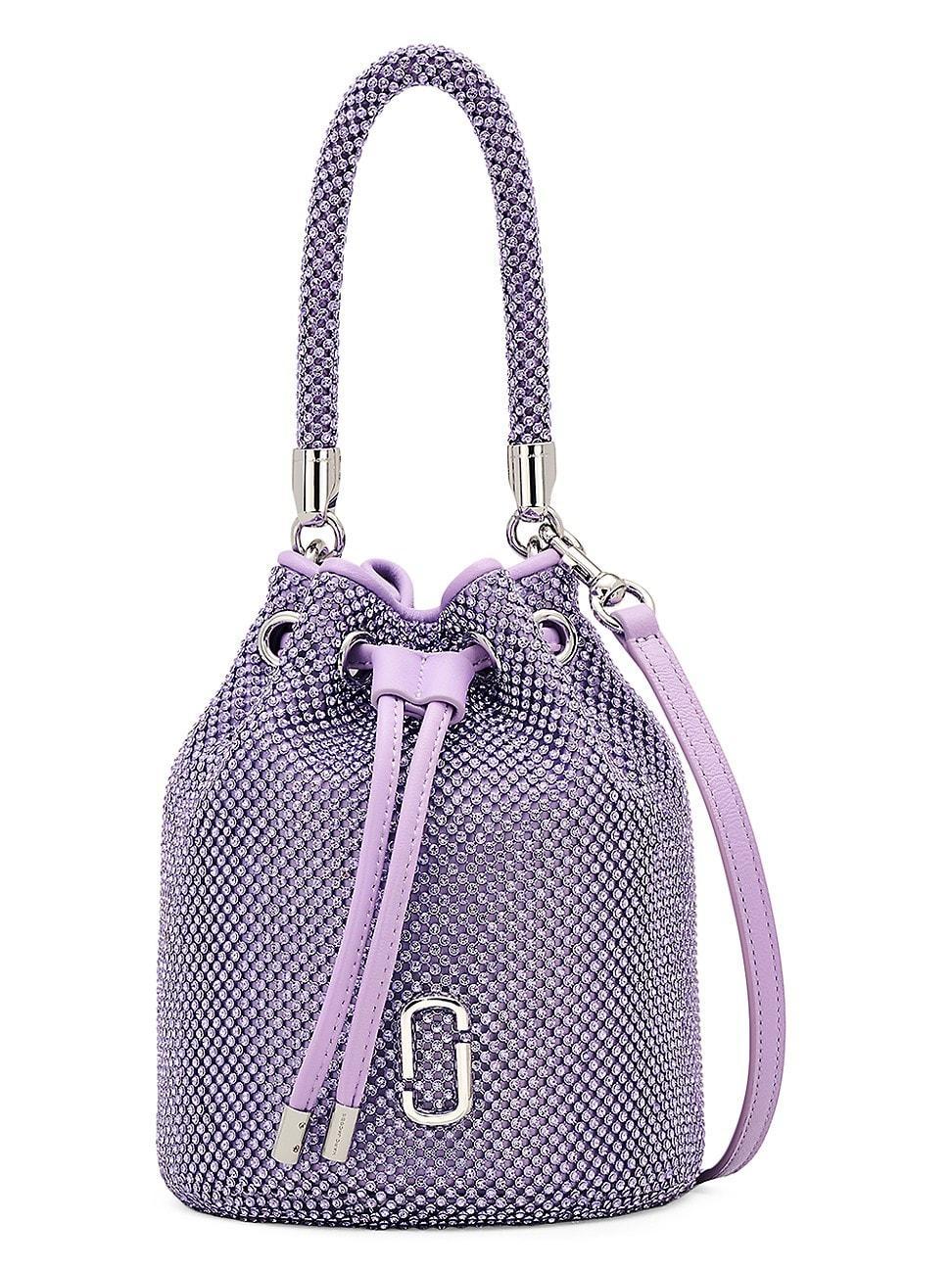 Womens The Mini Crystal Bucket Bag Product Image