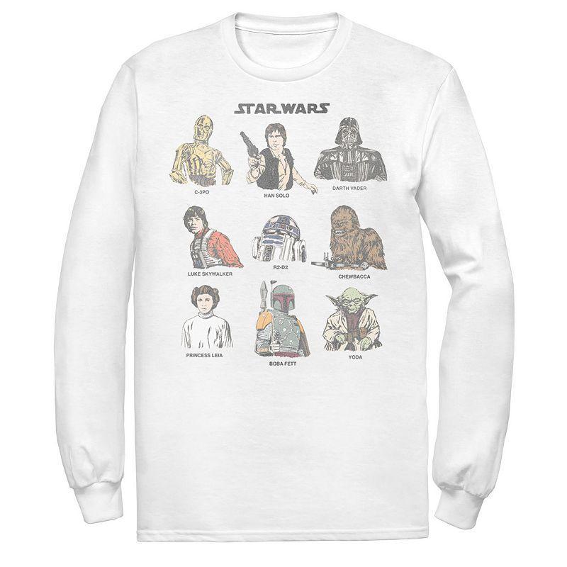 Mens Star Wars Character Cast Tee Product Image