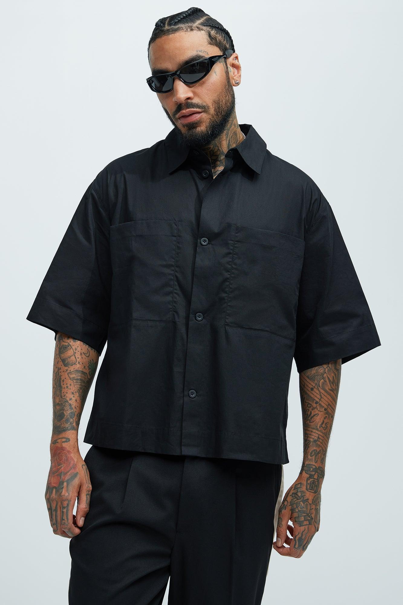 Cassnet Short Sleeve Shirt - Black Product Image