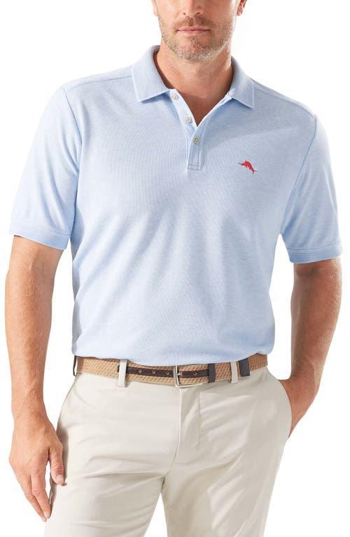 Tommy Bahama Emfielder 2.0 Polo (Light Sky Heather) Men's Clothing Product Image