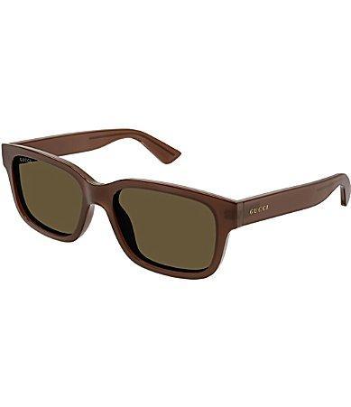 Gucci Mens Minimal 56mm Square Sunglasses Product Image