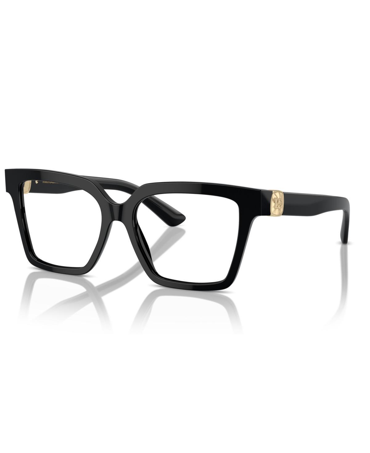 Dolce&Gabbana Womens Eyeglasses, DG3395 - Black Product Image